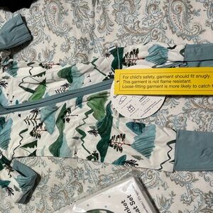 Little Sleepies Green and Blue Kids Pajamas